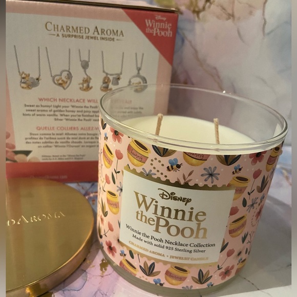 SOLD OUT NWT  S925 Charmed aroma Winnie the Pooh Disney necklace collection - Picture 6 of 9